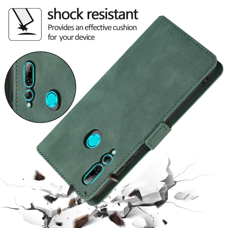 For Huawei Enjoy 9s Retro Magnetic Closing Clasp Horizontal Flip Leather Case with Holder & Card Slots & Photo Frame & Wallet