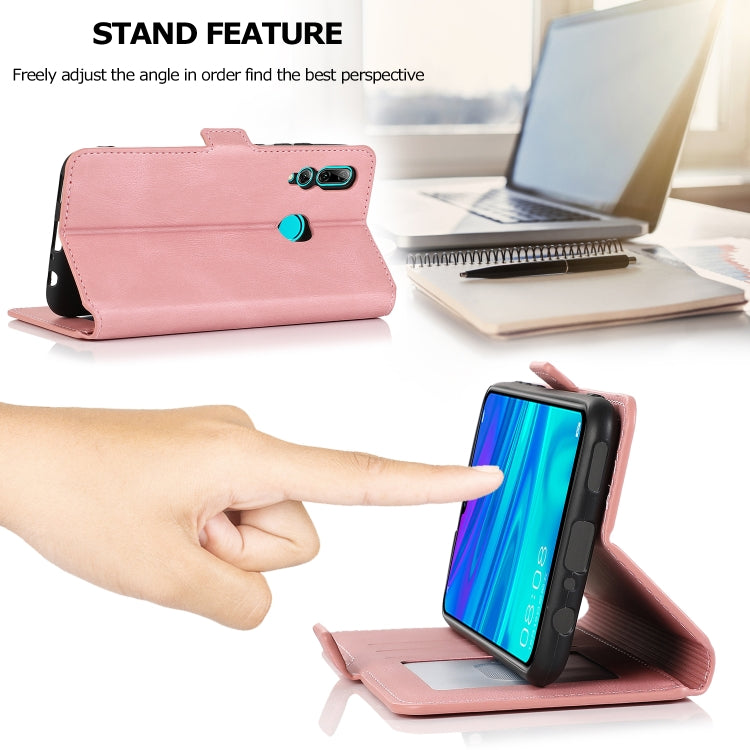 For Huawei Enjoy 9s Retro Magnetic Closing Clasp Horizontal Flip Leather Case with Holder & Card Slots & Photo Frame & Wallet