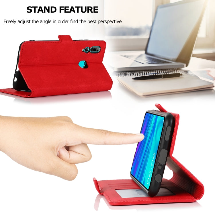 For Huawei Enjoy 9s Retro Magnetic Closing Clasp Horizontal Flip Leather Case with Holder & Card Slots & Photo Frame & Wallet