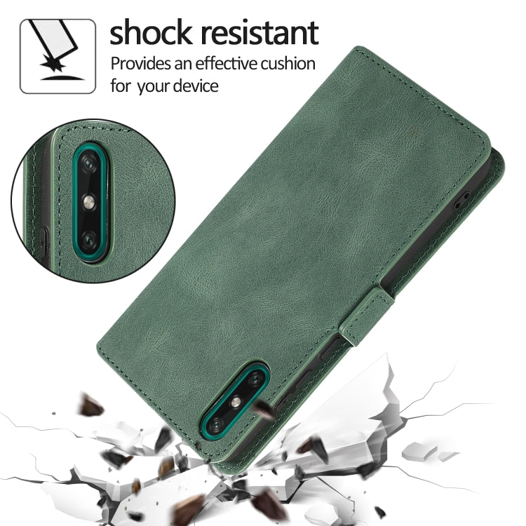 For Huawei Enjoy 10e Retro Magnetic Closing Clasp Horizontal Flip Leather Case with Holder & Card Slots & Photo Frame & Wallet