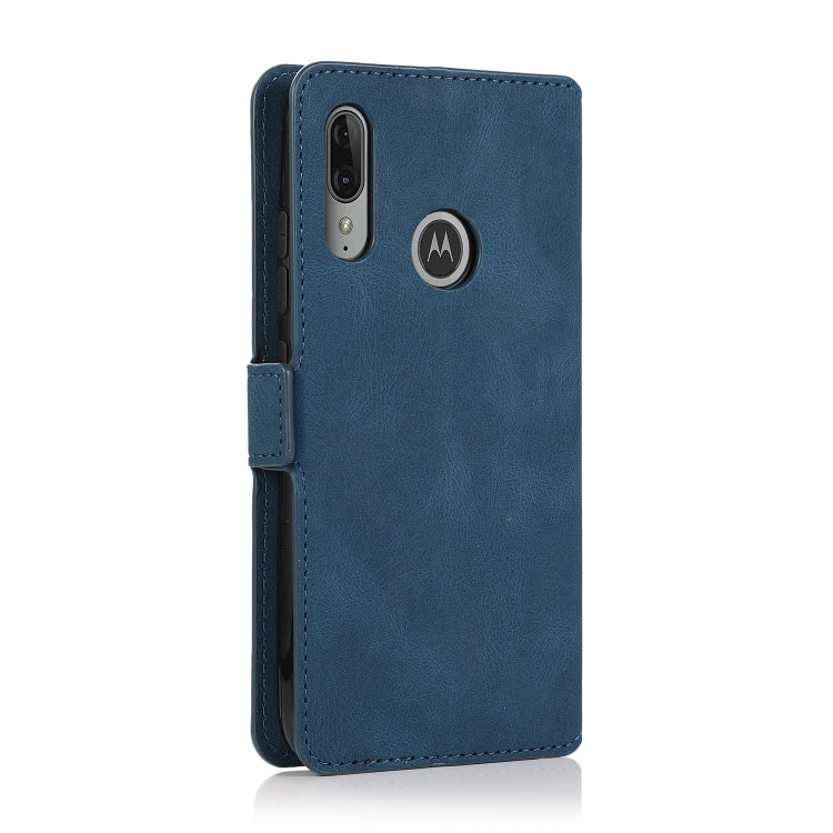 For Motorola Moto E6 Plus Retro Magnetic Closing Clasp Horizontal Flip Leather Case with Holder & Card Slots & Photo Frame & Wallet