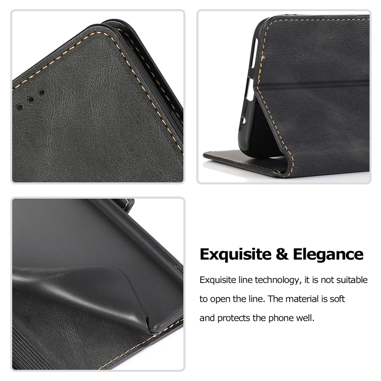 For Motorola Moto E7 Retro Magnetic Closing Clasp Horizontal Flip Leather Case with Holder & Card Slots & Photo Frame & Wallet