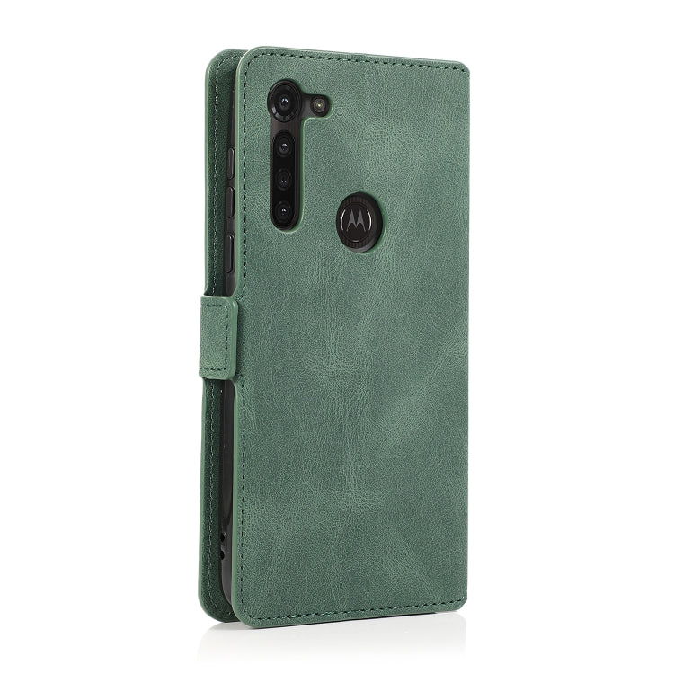 For Motorola Moto G8 Power Retro Magnetic Closing Clasp Horizontal Flip Leather Case with Holder & Card Slots & Photo Frame & Wallet
