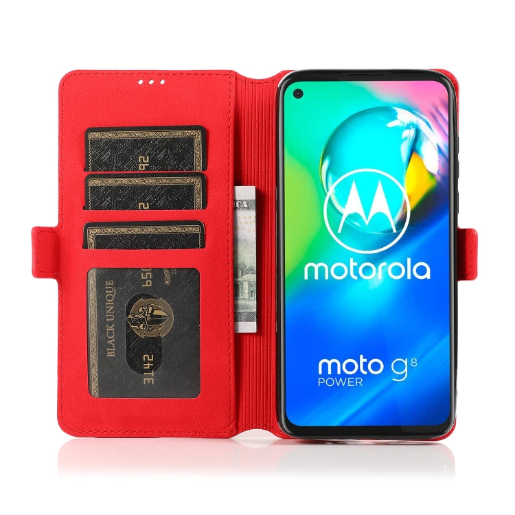 For Motorola Moto G8 Power Retro Magnetic Closing Clasp Horizontal Flip Leather Case with Holder & Card Slots & Photo Frame & Wallet
