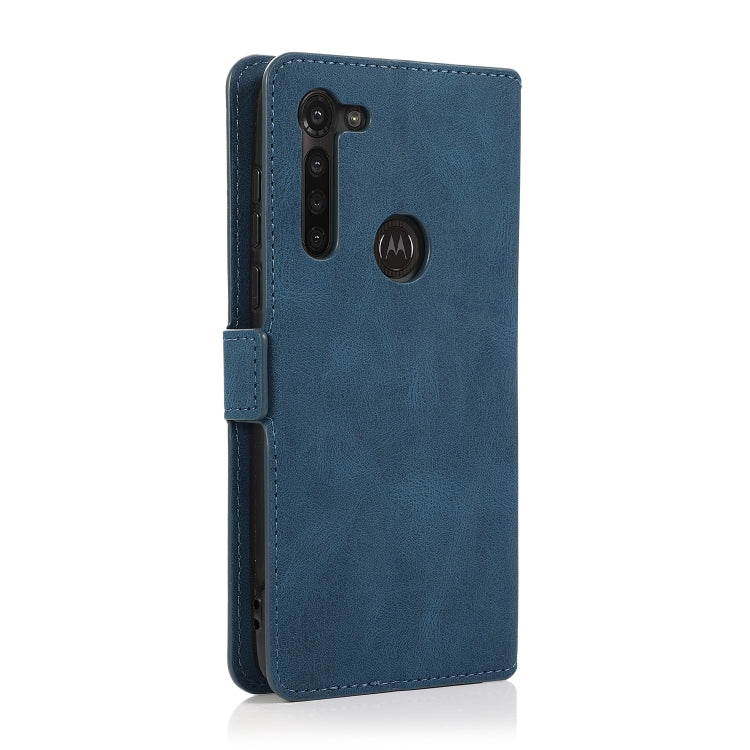 For Motorola Moto G8 Power Retro Magnetic Closing Clasp Horizontal Flip Leather Case with Holder & Card Slots & Photo Frame & Wallet