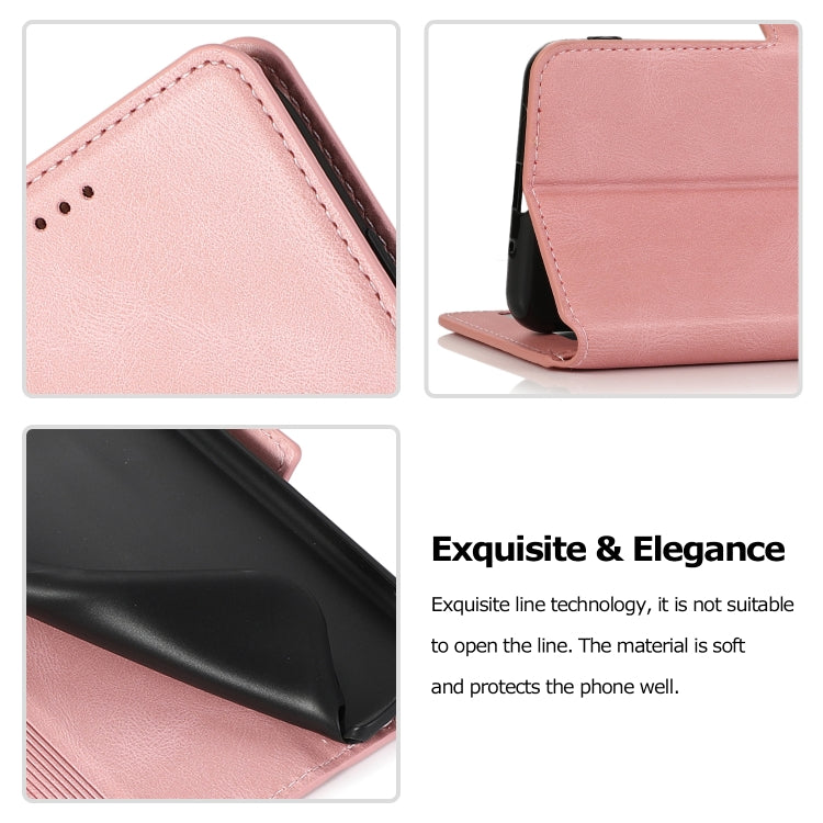 For Motorola Moto E6 Play Retro Magnetic Closing Clasp Horizontal Flip Leather Case with Holder & Card Slots & Photo Frame & Wallet