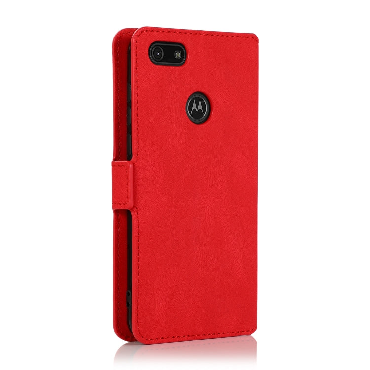 For Motorola Moto E6 Play Retro Magnetic Closing Clasp Horizontal Flip Leather Case with Holder & Card Slots & Photo Frame & Wallet