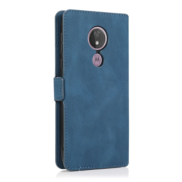 For Motorola Moto G7 Power(US Version) Retro Magnetic Closing Clasp Horizontal Flip Leather Case with Holder & Card Slots & Photo Frame & Wallet