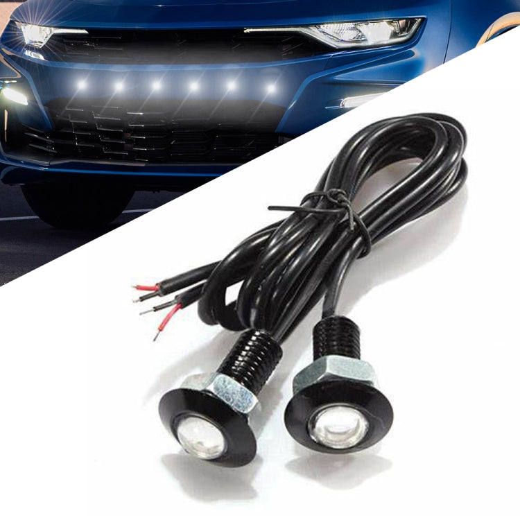 10 PCS 18mm 1.5W DC9-80V Motorcycle Eagle Eye Light Single Lens