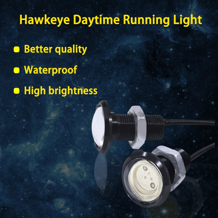 10 PCS 18mm 1.5W DC9-80V Motorcycle Eagle Eye Light Single Lens