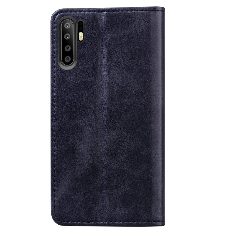 For Huawei P30 Pro Business Stitching Horizontal Flip Leather Case with Double Folding & Bracket & Card Slots & Photo Frame & Wallet