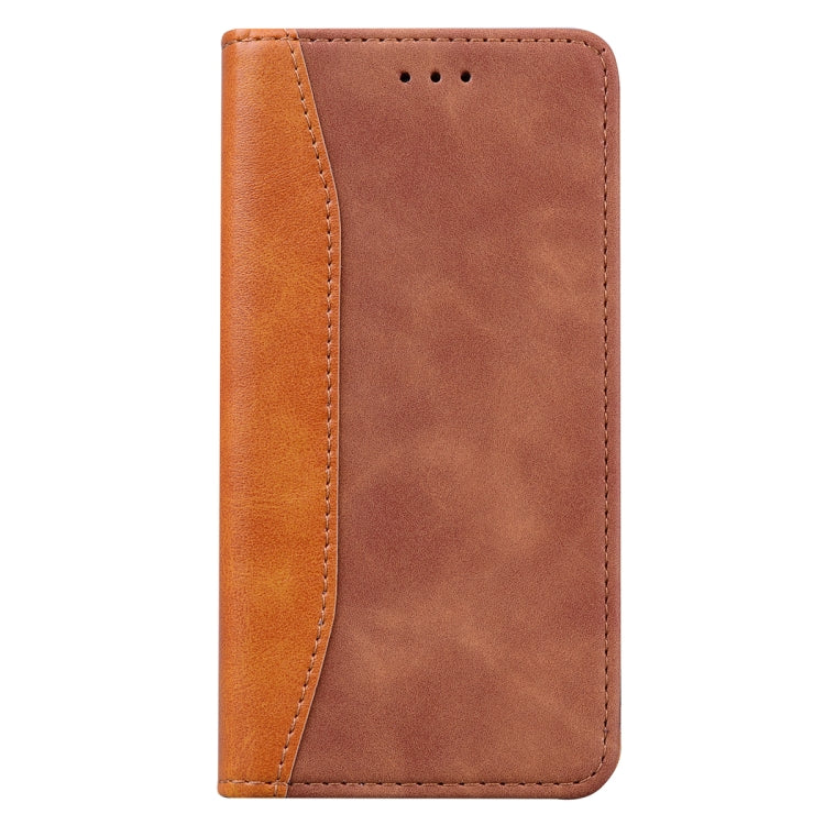 For Huawei Nova 6 SE Business Stitching Horizontal Flip Leather Case with Double Folding & Bracket & Card Slots & Photo Frame & Wallet