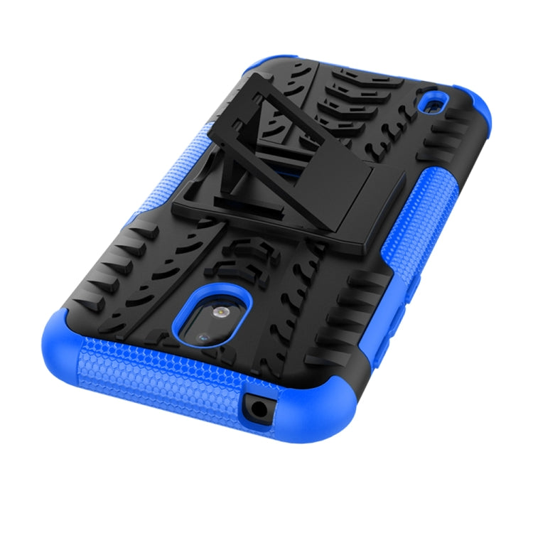 For Nokia 1.3 Tire Texture Shockproof TPU + PC Protective Case with Holder
