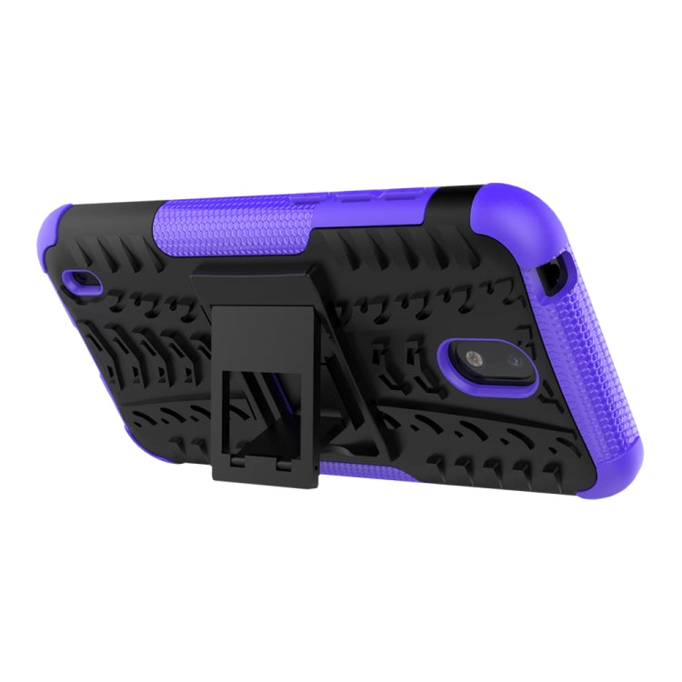 For Nokia 1.3 Tire Texture Shockproof TPU + PC Protective Case with Holder