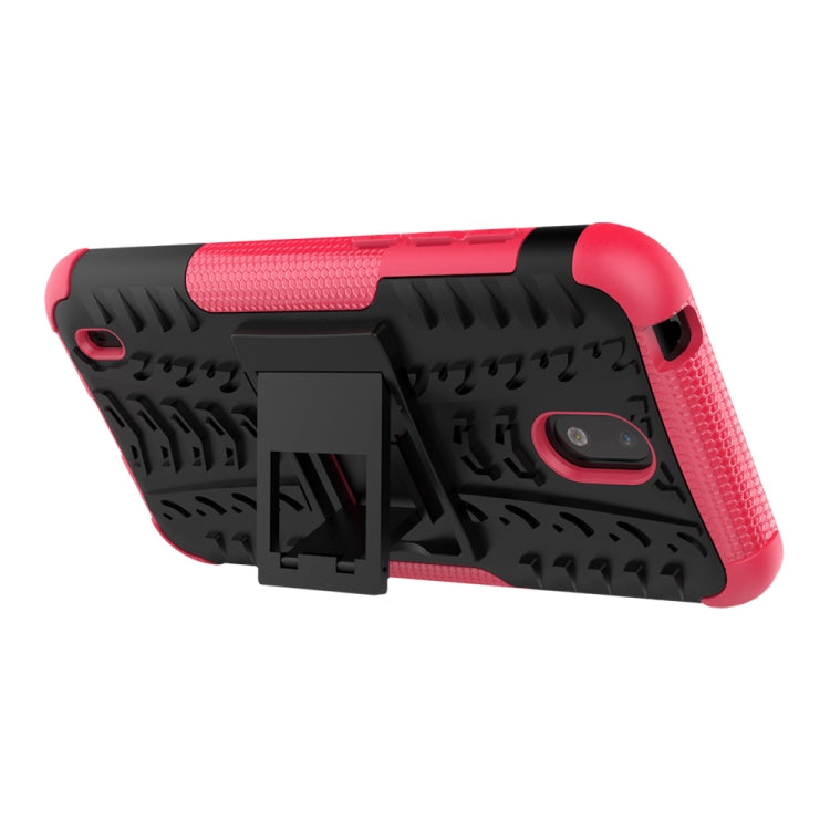 For Nokia 1.3 Tire Texture Shockproof TPU + PC Protective Case with Holder