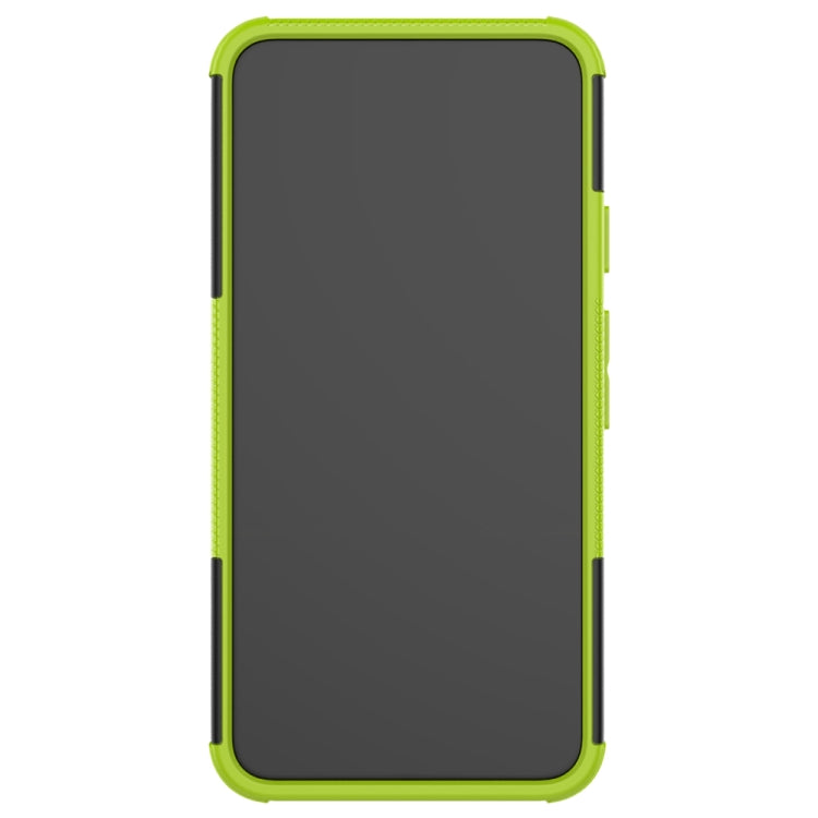 For Google Pixel 5 Tire Texture Shockproof TPU + PC Protective Case with Holder