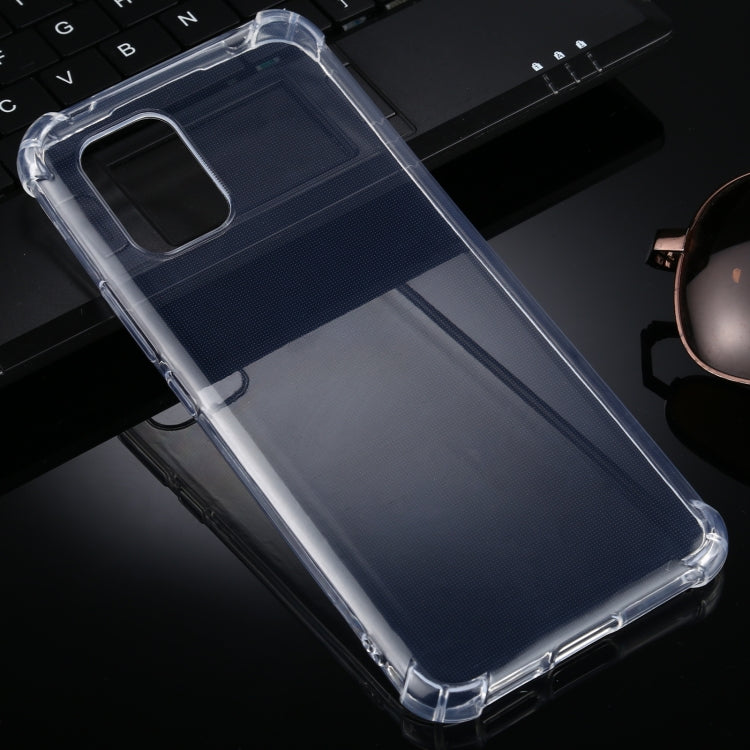 For Xiaomi Mi 10 Lite 5G Four-Corner Anti-Drop Ultra-Thin TPU Case