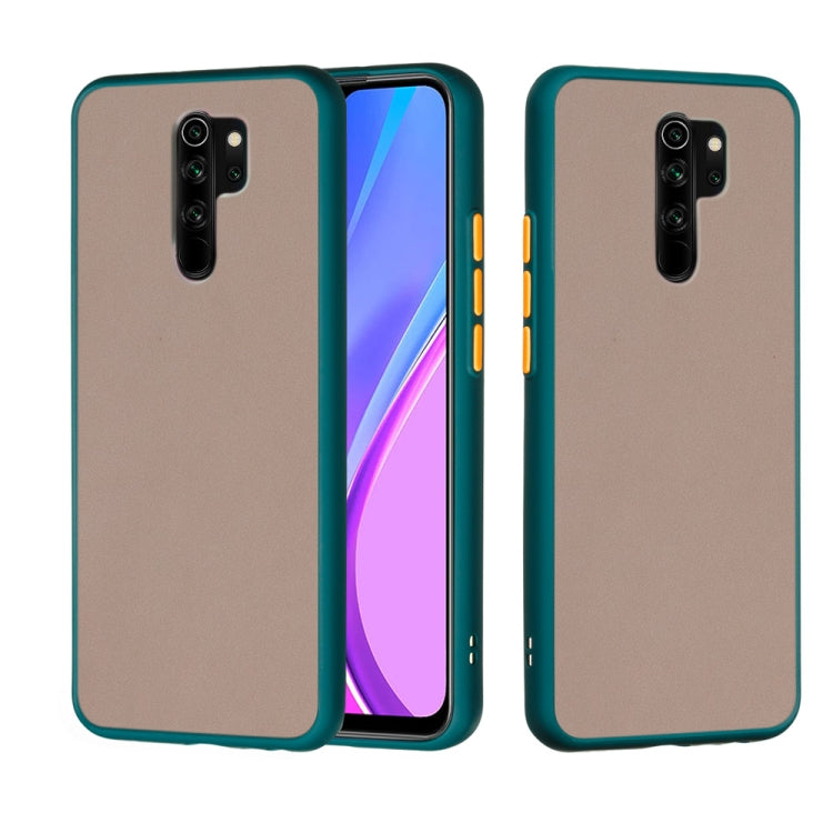 For Xiaomi Redmi 9 Skin Hand Feeling Series Shockproof Frosted PC+ TPU Protective Case