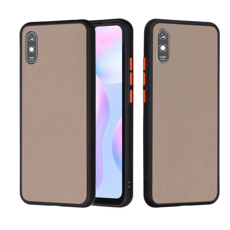 For Xiaomi Redmi 9A Skin Hand Feeling Series Shockproof Frosted PC+ TPU Protective Case