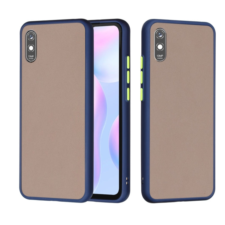 For Xiaomi Redmi 9A Skin Hand Feeling Series Shockproof Frosted PC+ TPU Protective Case