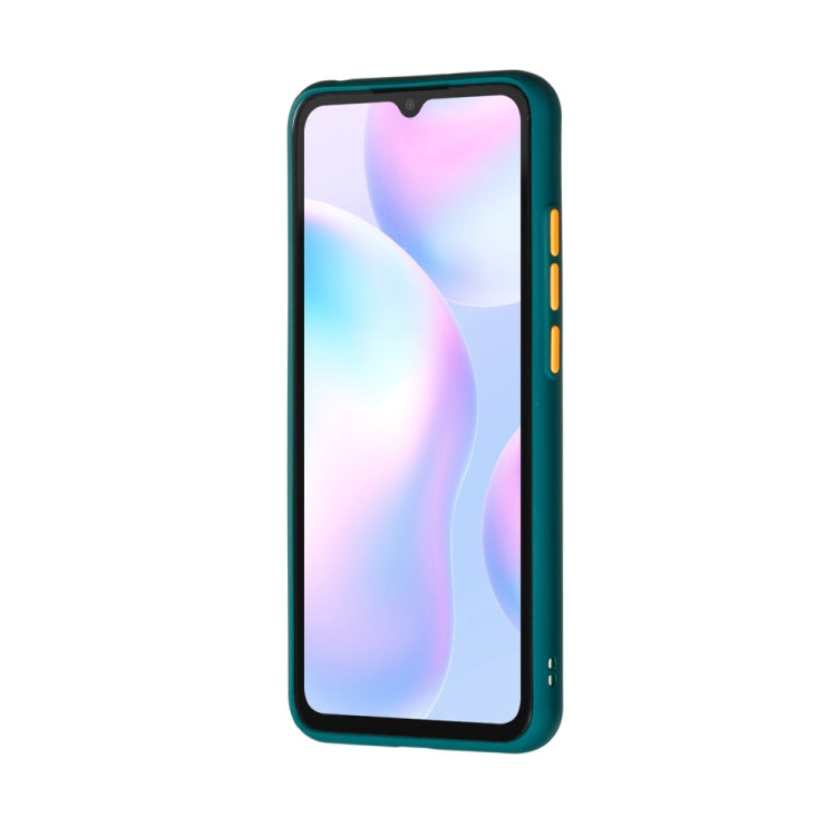 For Xiaomi Redmi 9A Skin Hand Feeling Series Shockproof Frosted PC+ TPU Protective Case