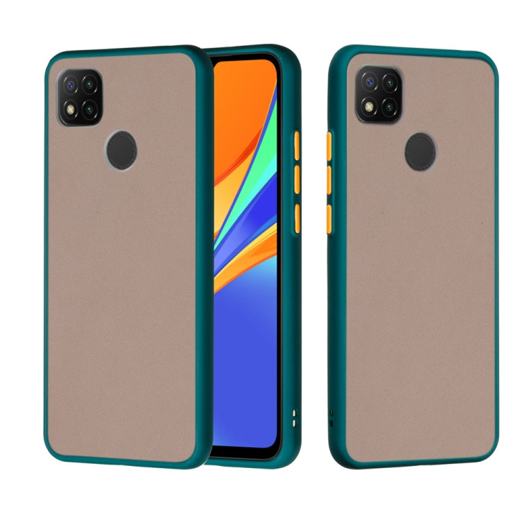 For Xiaomi Redmi 9C Skin Hand Feeling Series Shockproof Frosted PC+ TPU Protective Case