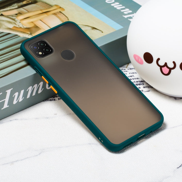 For Xiaomi Redmi 9C Skin Hand Feeling Series Shockproof Frosted PC+ TPU Protective Case