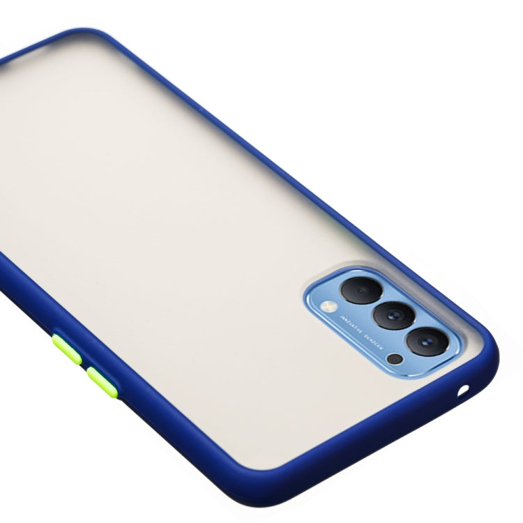 For OPPO Reno4 4G Skin Hand Feeling Series Shockproof Frosted PC+ TPU Protective Case