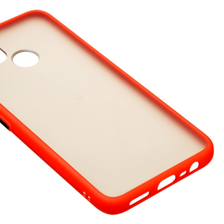 For OPPO Realme C15 Skin Hand Feeling Series Shockproof Frosted PC+ TPU Protective Case