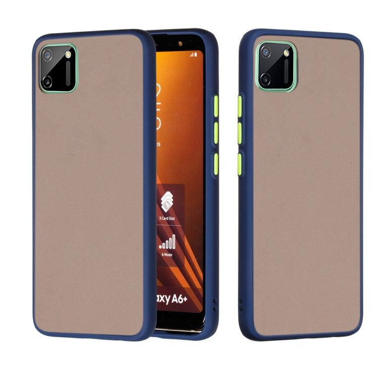 For OPPO Realme C11 Skin Hand Feeling Series Shockproof Frosted PC+ TPU Protective Case