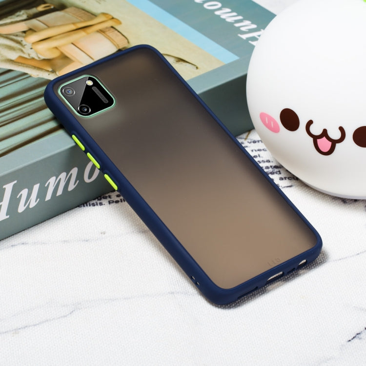 For OPPO Realme C11 Skin Hand Feeling Series Shockproof Frosted PC+ TPU Protective Case