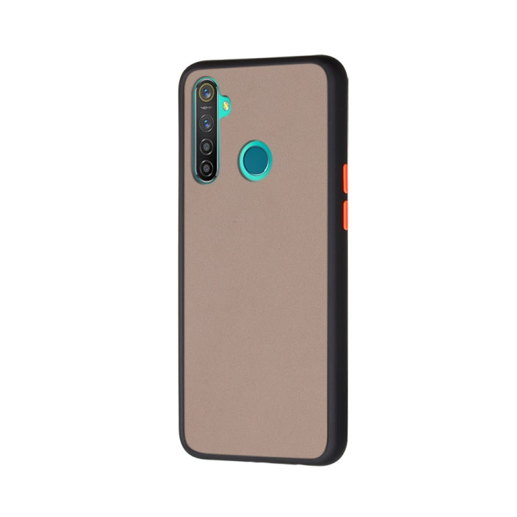 For OPPO Realme 5 Pro Skin Hand Feeling Series Shockproof Frosted PC+ TPU Protective Case