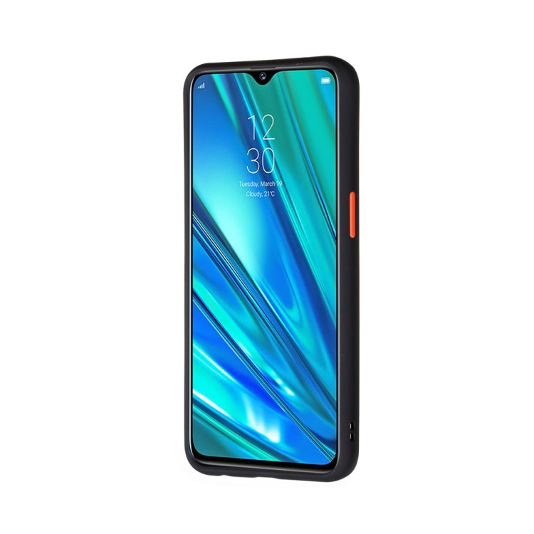 For OPPO Realme 5 Pro Skin Hand Feeling Series Shockproof Frosted PC+ TPU Protective Case