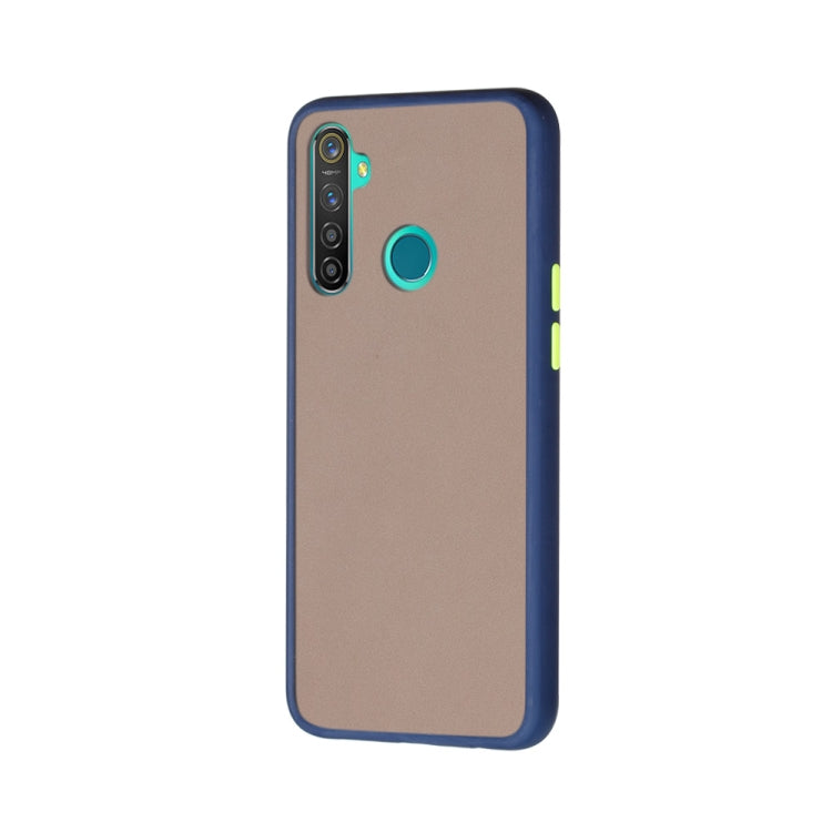 For OPPO Realme 5 Pro Skin Hand Feeling Series Shockproof Frosted PC+ TPU Protective Case