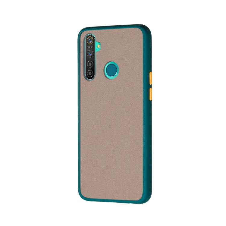 For OPPO Realme 5 Pro Skin Hand Feeling Series Shockproof Frosted PC+ TPU Protective Case