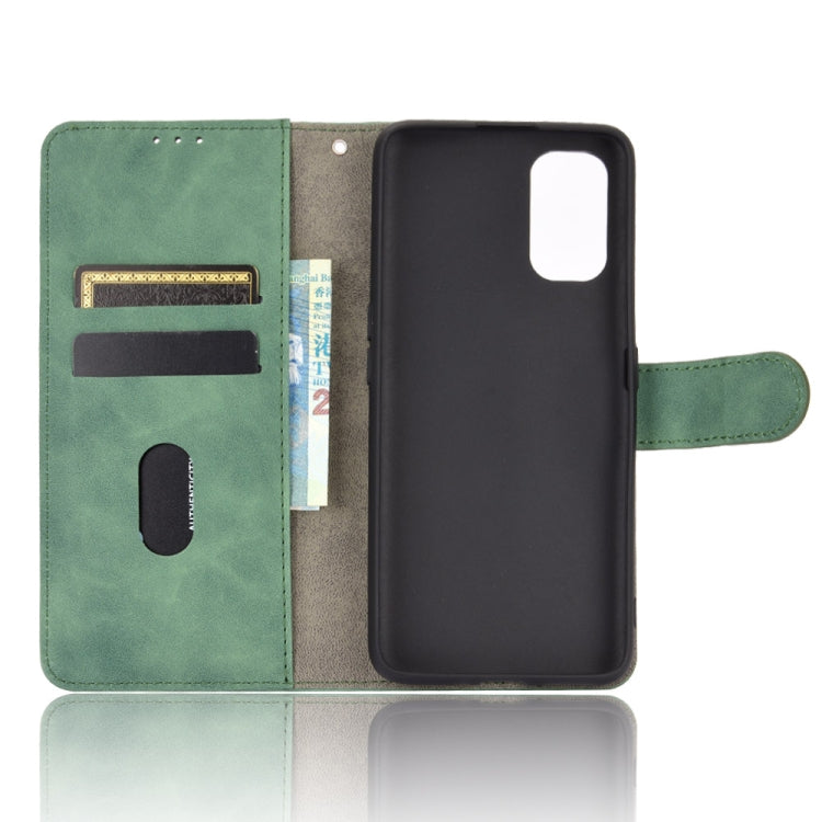 For OPPO Realme X7 Solid Color Skin Feel Magnetic Buckle Horizontal Flip Calf Texture PU Leather Case with Holder & Card Slots & Wallet