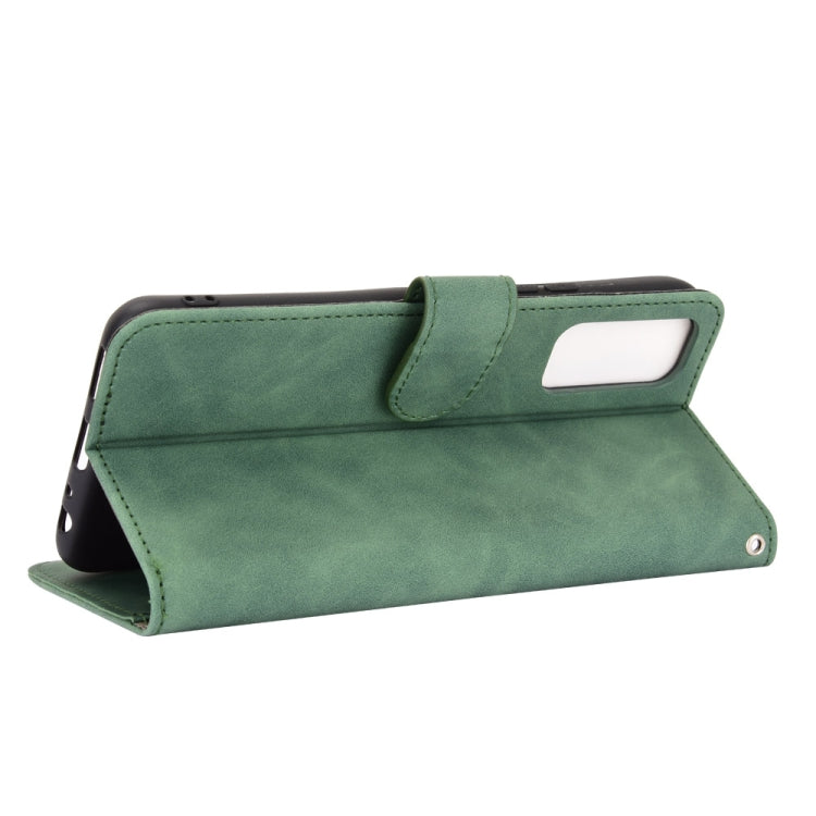 For Vivo Y20 / Y20i (Indian) Solid Color Skin Feel Magnetic Buckle Horizontal Flip Calf Texture PU Leather Case with Holder & Card Slots & Wallet