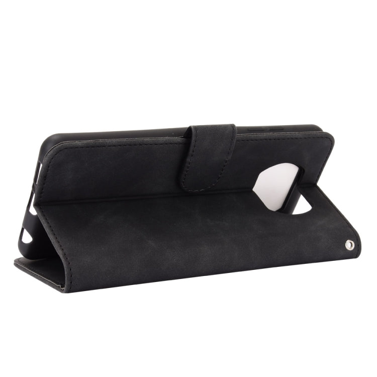 For Xiaomi Poco X3 NFC Solid Color Skin Feel Magnetic Buckle Horizontal Flip Calf Texture PU Leather Case with Holder & Card Slots & Wallet