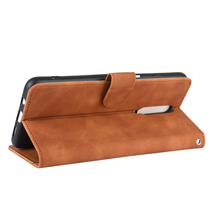 For Xiaomi Redmi K30 Ultra Solid Color Skin Feel Magnetic Buckle Horizontal Flip Calf Texture PU Leather Case with Holder & Card Slots & Wallet