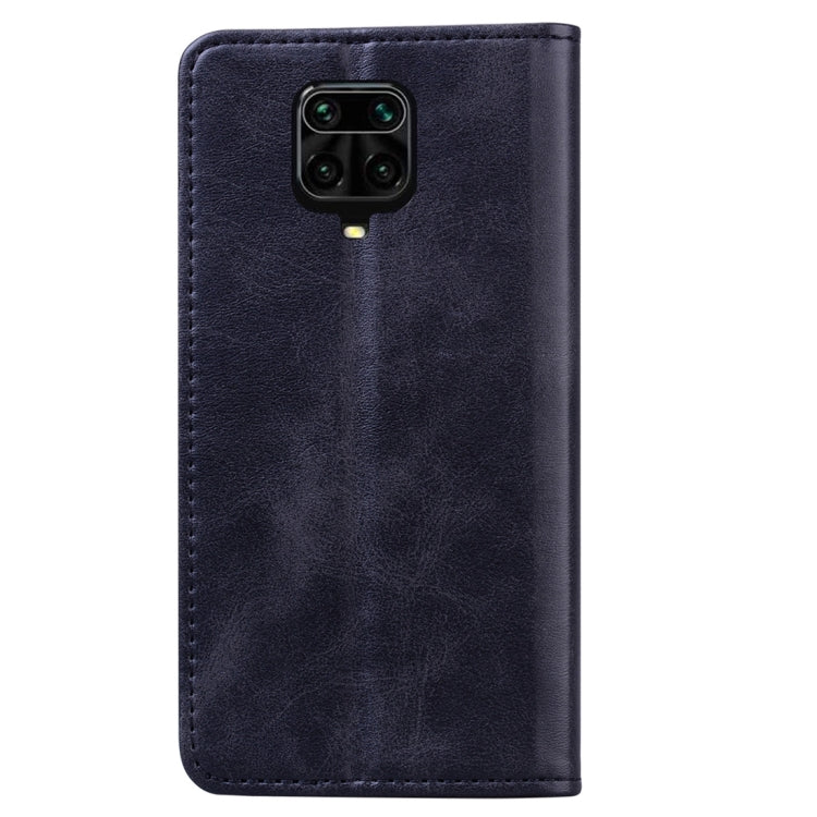 For Xiaomi Redmi Note 9 Pro / 9 Pro Max / 9S Business Stitching Horizontal Flip Leather Case with Double Folding & Bracket & Card Slots & Photo Frame & Wallet