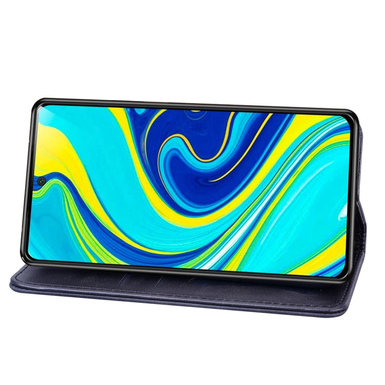 For Xiaomi Redmi Note 9 Pro / 9 Pro Max / 9S Business Stitching Horizontal Flip Leather Case with Double Folding & Bracket & Card Slots & Photo Frame & Wallet