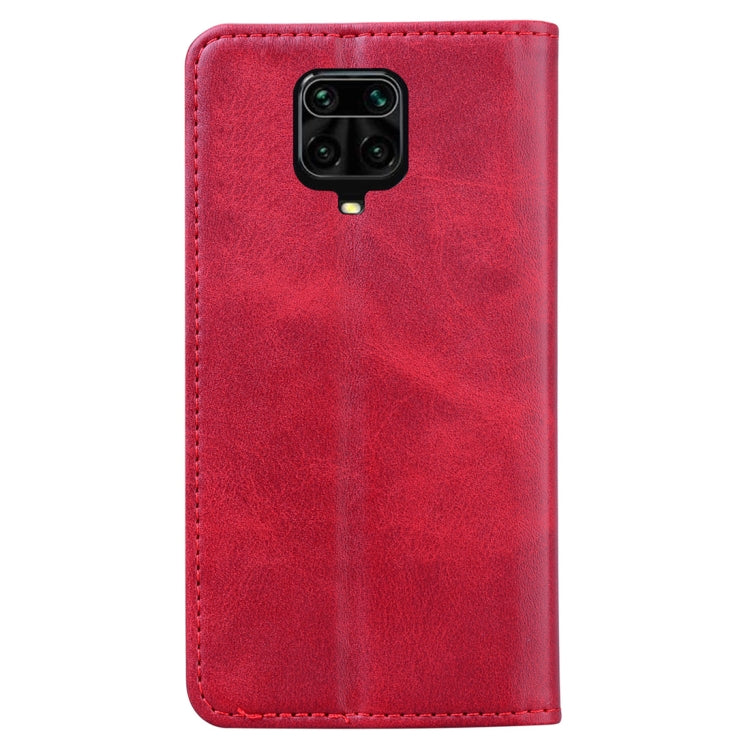 For Xiaomi Redmi Note 9 Pro / 9 Pro Max / 9S Business Stitching Horizontal Flip Leather Case with Double Folding & Bracket & Card Slots & Photo Frame & Wallet