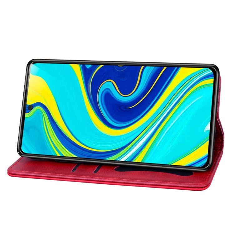 For Xiaomi Redmi Note 9 Pro / 9 Pro Max / 9S Business Stitching Horizontal Flip Leather Case with Double Folding & Bracket & Card Slots & Photo Frame & Wallet