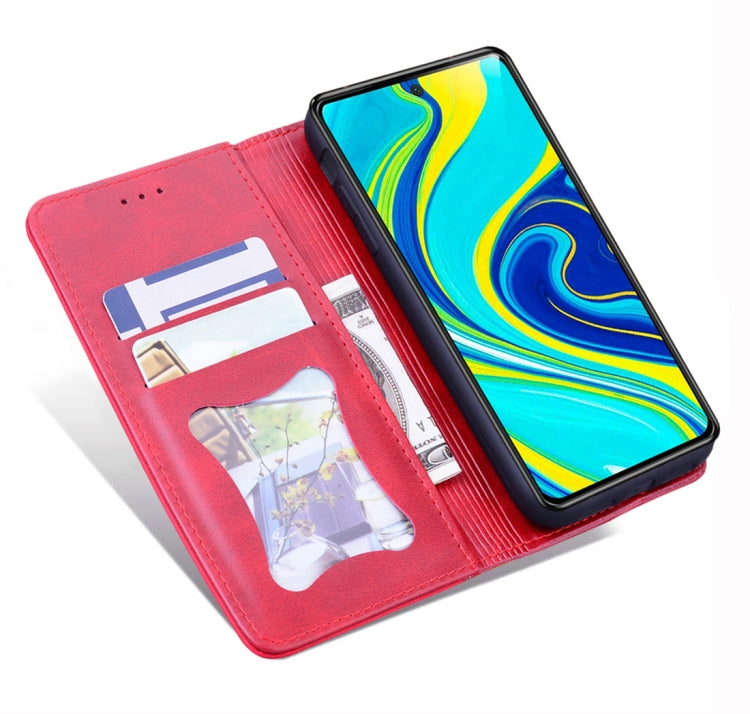 For Xiaomi Redmi Note 9 Pro / 9 Pro Max / 9S Business Stitching Horizontal Flip Leather Case with Double Folding & Bracket & Card Slots & Photo Frame & Wallet