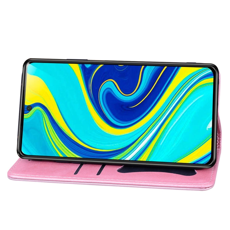 For Xiaomi Redmi Note 9 Pro / 9 Pro Max / 9S Business Stitching Horizontal Flip Leather Case with Double Folding & Bracket & Card Slots & Photo Frame & Wallet