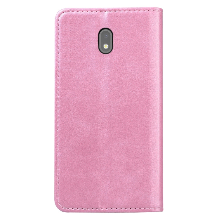 For Xiaomi Redmi 8A Business Stitching Horizontal Flip Leather Case with Double Folding & Bracket & Card Slots & Photo Frame & Wallet