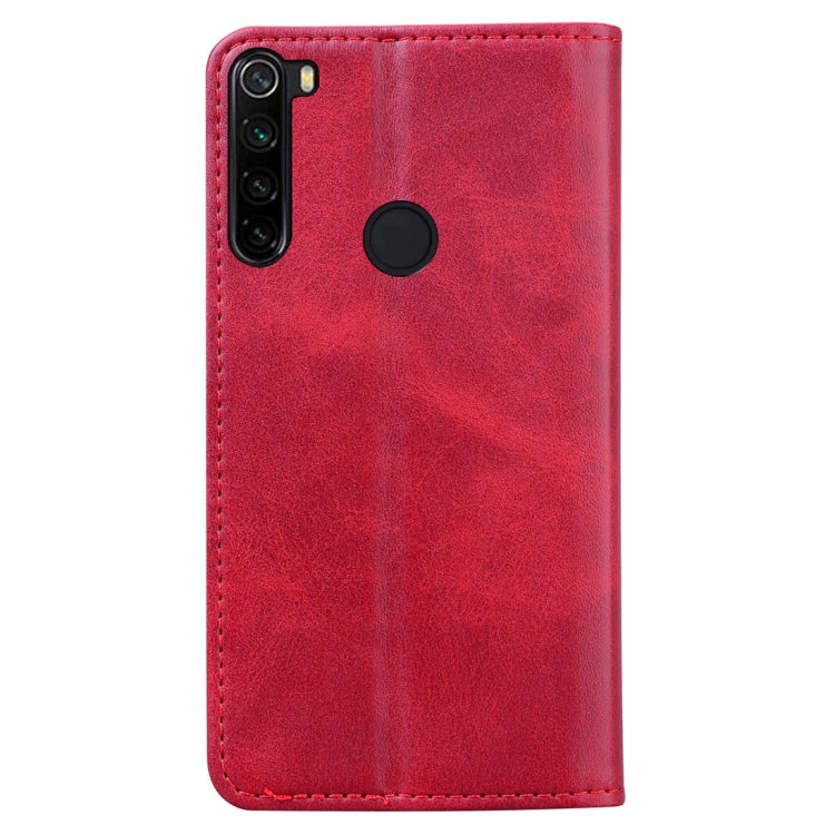 For Xiaomi Redmi Note 8T Business Stitching Horizontal Flip Leather Case with Double Folding & Bracket & Card Slots & Photo Frame & Wallet