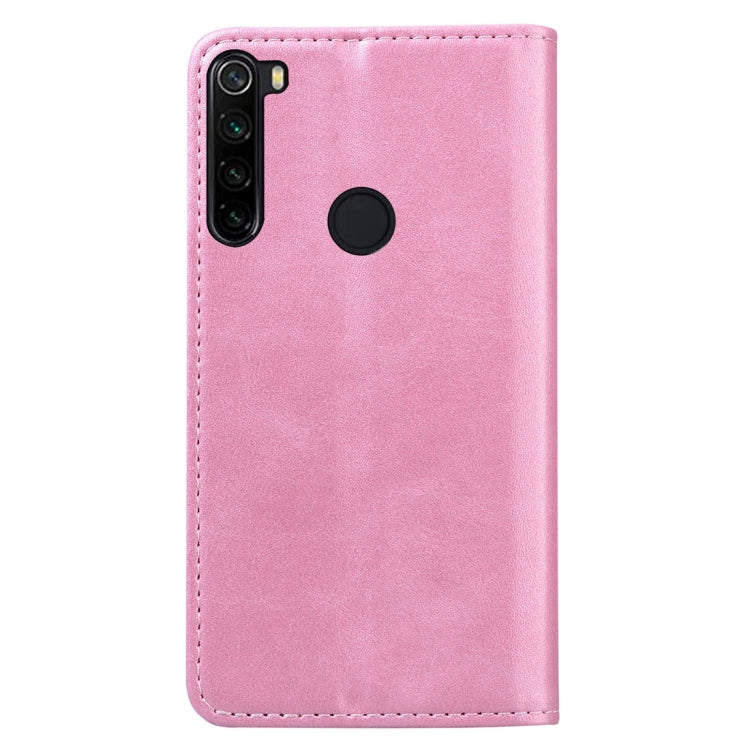 For Xiaomi Redmi Note 8T Business Stitching Horizontal Flip Leather Case with Double Folding & Bracket & Card Slots & Photo Frame & Wallet