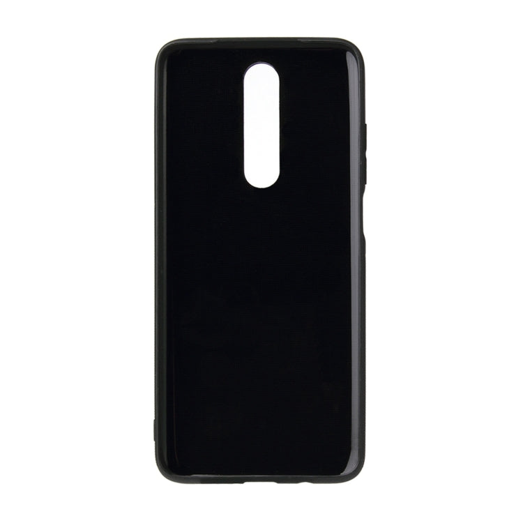 For Xiaomi Redmi K30 Carbon Fiber Texture TPU Protective Case(Black)