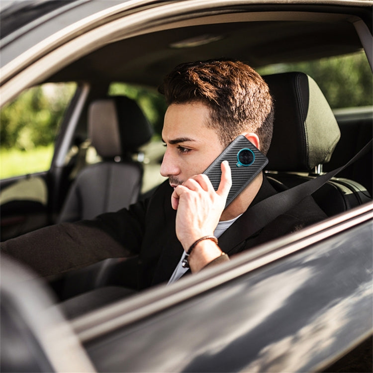 For Xiaomi Redmi K30 Pro Carbon Fiber Texture TPU Protective Case(Black)